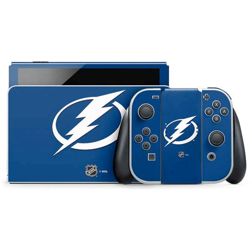 NHL Tampa Bay Lightning Logo Nintendo Switch OLED (2021) Skin