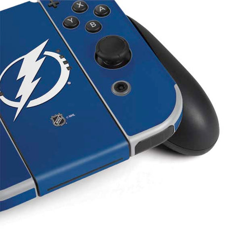 NHL Tampa Bay Lightning Logo Nintendo Switch OLED (2021) Skin
