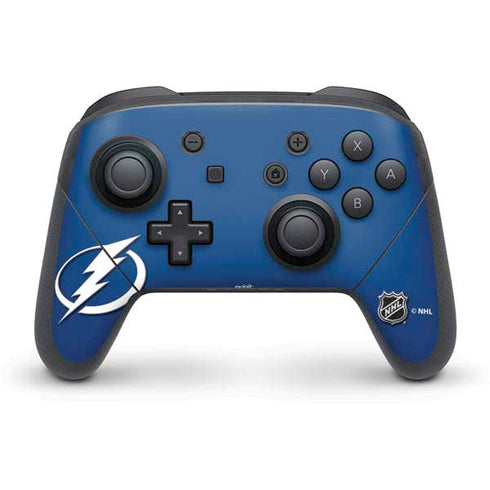 NHL Tampa Bay Lightning Logo Nintendo Switch Pro Controller Skin