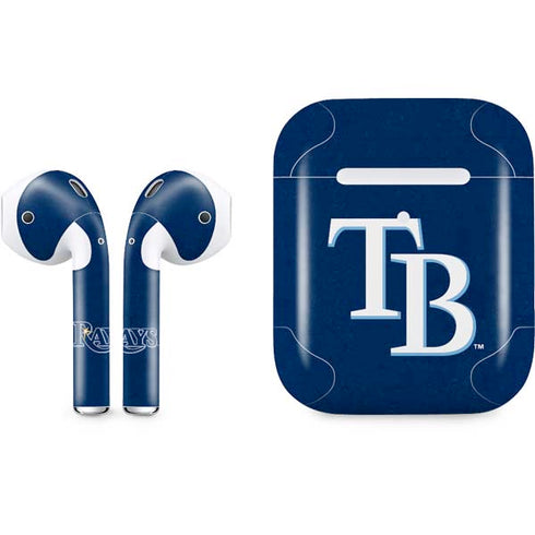 MLB Tampa Bay Rays - Solid Distressed Apple AirPods 2 Skin