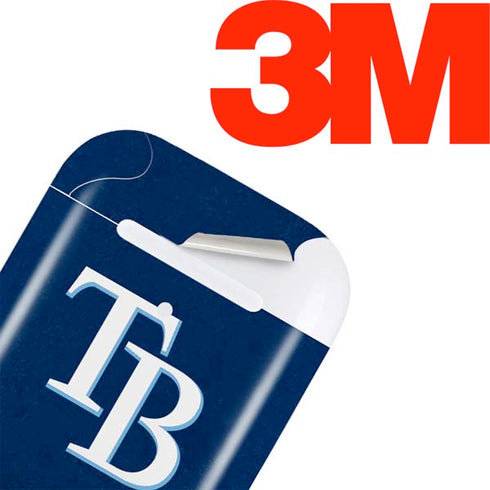 MLB Tampa Bay Rays - Solid Distressed Apple AirPods 2 Skin