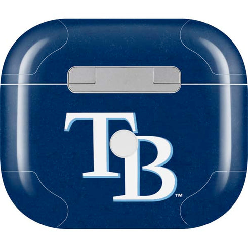 MLB Tampa Bay Rays - Solid Distressed Apple AirPods (3rd Gen 2021) Skin