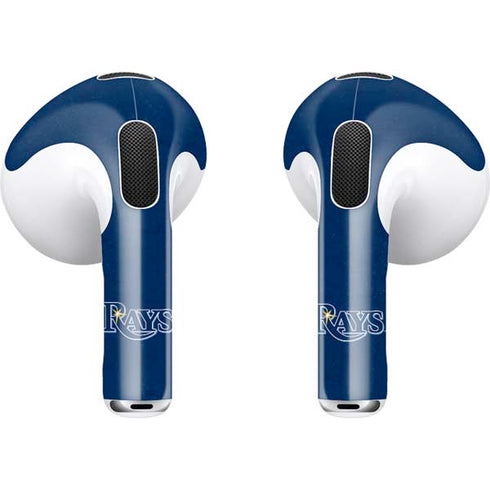 MLB Tampa Bay Rays - Solid Distressed Apple AirPods (3rd Gen 2021) Skin