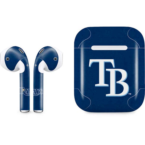 MLB Tampa Bay Rays - Solid Distressed Apple AirPods Skin