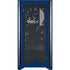MLB Tampa Bay Rays - Solid Distressed Corsair 4000D Tempered Glass Mid-Tower ATX Case Skin