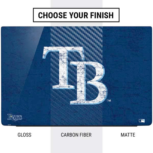 MLB Tampa Bay Rays - Solid Distressed Dell Vostro Skin