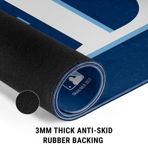 MLB Tampa Bay Rays - Solid Distressed Gaming Mouse Pad