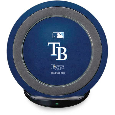 MLB Tampa Bay Rays - Solid Distressed Fast Charge Wireless Charging Stand Skin