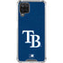 MLB Tampa Bay Rays - Solid Distressed Galaxy A12 Clear Case