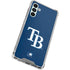 MLB Tampa Bay Rays - Solid Distressed Galaxy A13 5G Clear Case