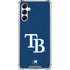 MLB Tampa Bay Rays - Solid Distressed Galaxy A14 5G Clear Case