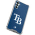 MLB Tampa Bay Rays - Solid Distressed Galaxy A14 5G Clear Case