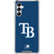 MLB Tampa Bay Rays - Solid Distressed Galaxy A15 5G Clear Case