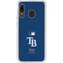 MLB Tampa Bay Rays - Solid Distressed Galaxy A20 Clear Case