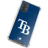 MLB Tampa Bay Rays - Solid Distressed Galaxy A32 5G Clear Case