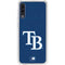 MLB Tampa Bay Rays - Solid Distressed Galaxy A50 Clear Case