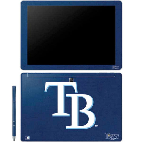 MLB Tampa Bay Rays - Solid Distressed Galaxy Book 12in Skin