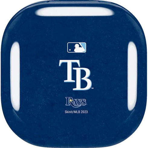 MLB Tampa Bay Rays - Solid Distressed Galaxy Buds Live Skin