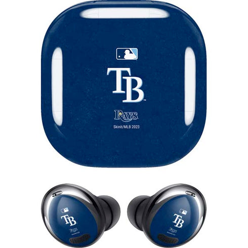 MLB Tampa Bay Rays - Solid Distressed Galaxy Buds Pro Skin