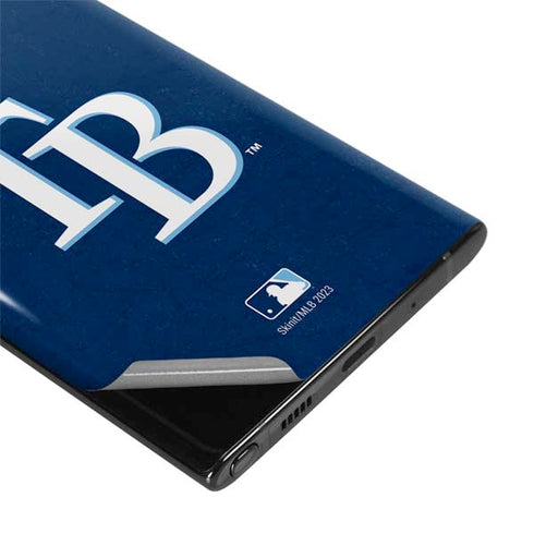 MLB Tampa Bay Rays - Solid Distressed Galaxy Note 10 Plus Skin