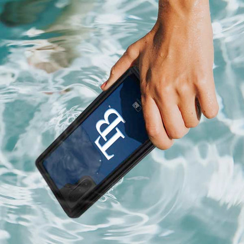 MLB Tampa Bay Rays - Solid Distressed Galaxy Note 10 Waterproof Case