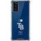 MLB Tampa Bay Rays - Solid Distressed Galaxy Note20 5G Clear Case