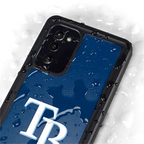 MLB Tampa Bay Rays - Solid Distressed Galaxy Note20 5G Waterproof Case