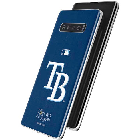MLB Tampa Bay Rays - Solid Distressed Galaxy S10 Plus Skin