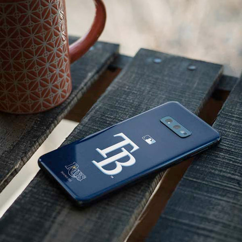 MLB Tampa Bay Rays - Solid Distressed Galaxy S10e Skin
