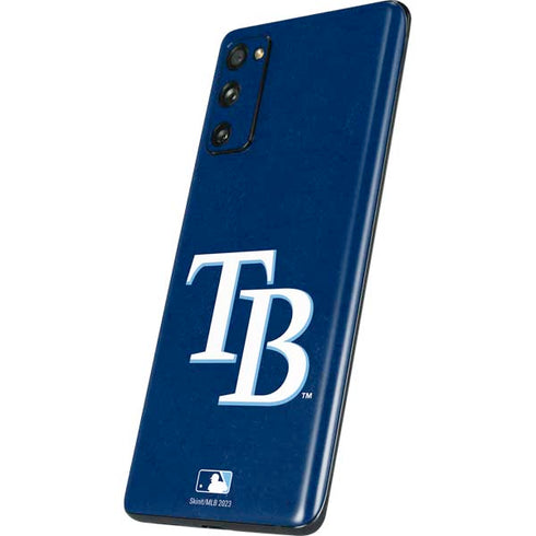 MLB Tampa Bay Rays - Solid Distressed Galaxy S20 Fan Edition Skin