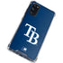 MLB Tampa Bay Rays - Solid Distressed Galaxy S20 FE Clear Case