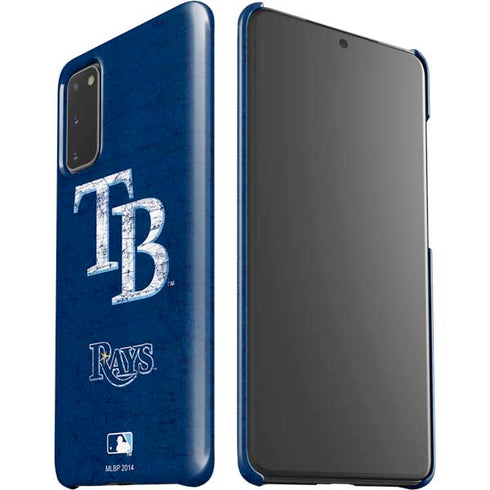 MLB Tampa Bay Rays - Solid Distressed Galaxy S20 Lite Case