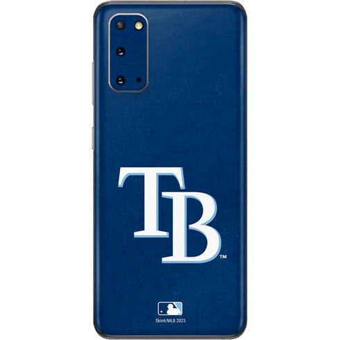 MLB Tampa Bay Rays - Solid Distressed Galaxy S20 Skin