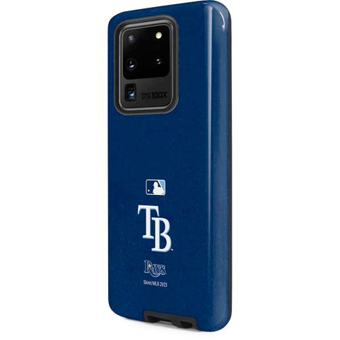 MLB Tampa Bay Rays - Solid Distressed Galaxy S20 Ultra 5G Pro Case