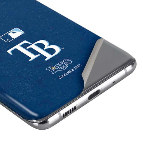 MLB Tampa Bay Rays - Solid Distressed Galaxy S20 Ultra 5G Skin