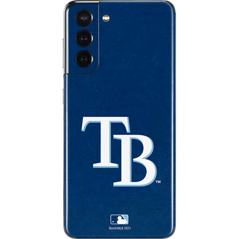 MLB Tampa Bay Rays - Solid Distressed Galaxy S21 5G Skin