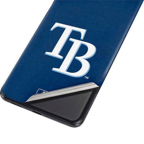 MLB Tampa Bay Rays - Solid Distressed Galaxy S21 5G Skin