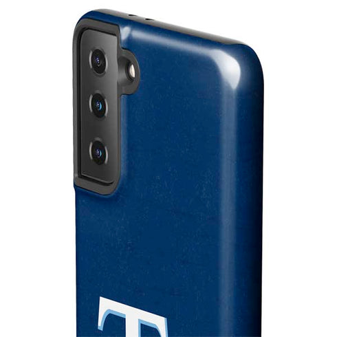 MLB Tampa Bay Rays - Solid Distressed Galaxy S21 FE Pro Case