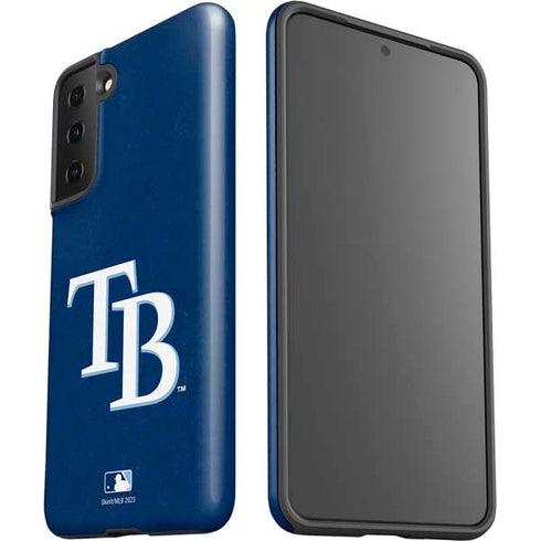MLB Tampa Bay Rays - Solid Distressed Galaxy S21 FE Pro Case