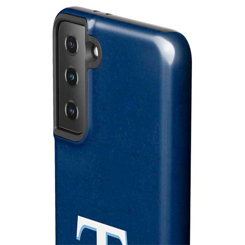 MLB Tampa Bay Rays - Solid Distressed Galaxy S21 Plus 5G Pro Case