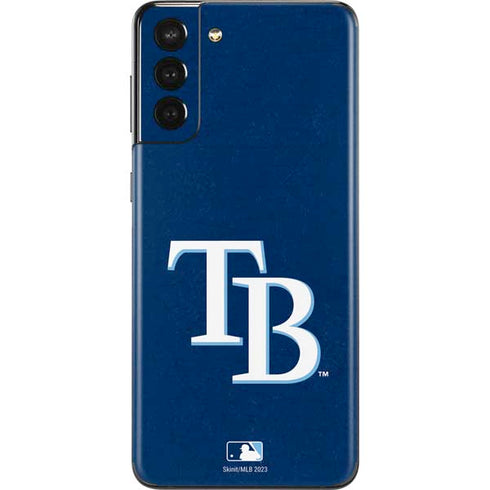 MLB Tampa Bay Rays - Solid Distressed Galaxy S21 Plus 5G Skin