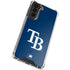 MLB Tampa Bay Rays - Solid Distressed Galaxy S22 Plus Clear Case