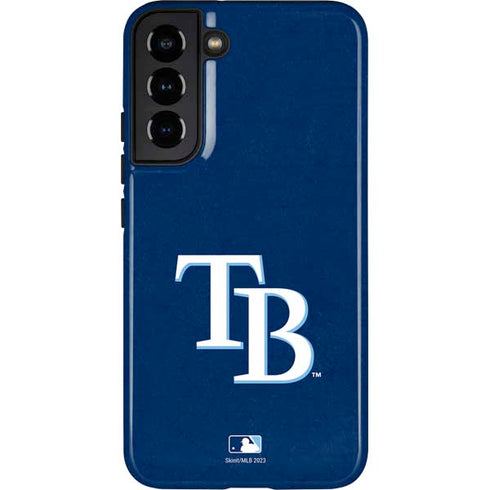 MLB Tampa Bay Rays - Solid Distressed Galaxy S22 Plus Pro Case