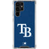 MLB Tampa Bay Rays - Solid Distressed Galaxy S22 Ultra Clear Case