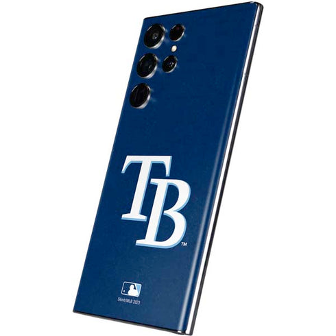 MLB Tampa Bay Rays - Solid Distressed Galaxy S22 Ultra Skin