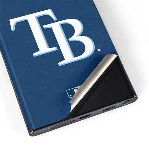 MLB Tampa Bay Rays - Solid Distressed Galaxy S22 Ultra Skin