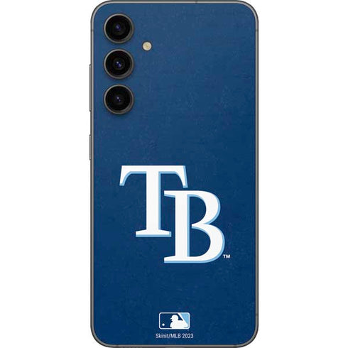 MLB Tampa Bay Rays - Solid Distressed Galaxy S23 FE Skin