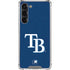 MLB Tampa Bay Rays - Solid Distressed Galaxy S23 Plus Clear Case
