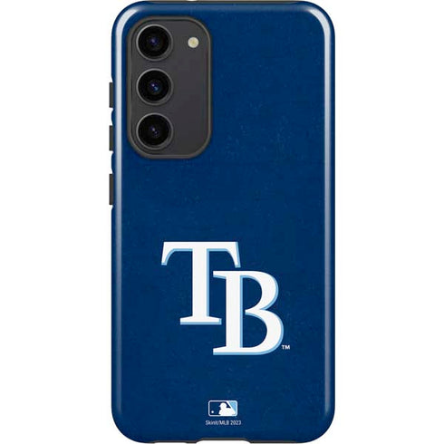 MLB Tampa Bay Rays - Solid Distressed Galaxy S23 Plus Pro Case