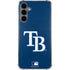MLB Tampa Bay Rays - Solid Distressed Galaxy S24 Plus Clear Case